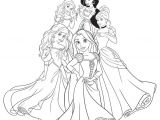 Coloriage Gratuit Princesse Disney A Imprimer Belle Dessin Kawaii Princesse Disney Facile