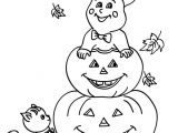Coloriage Halloween à Imprimer Gratuit Citrouille Coloriage Fantome Halloween 36 Coloriages D Halloween Gratuits  