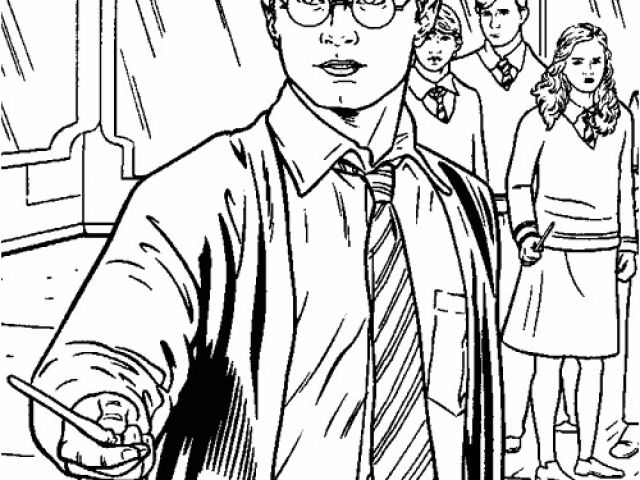 Coloriage Harry Potter Colorier 30 Dessins De Coloriage Harry Potter à