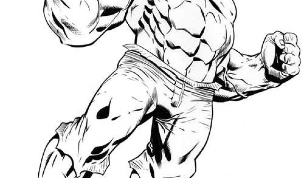 Coloriage Hulk à Imprimer Gratuit 35 Desenhos De Super Herois Para