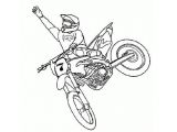 Coloriage Imprimer Moto Cross Dirt Bike Dirt Bike Rider Jump High Coloring Page