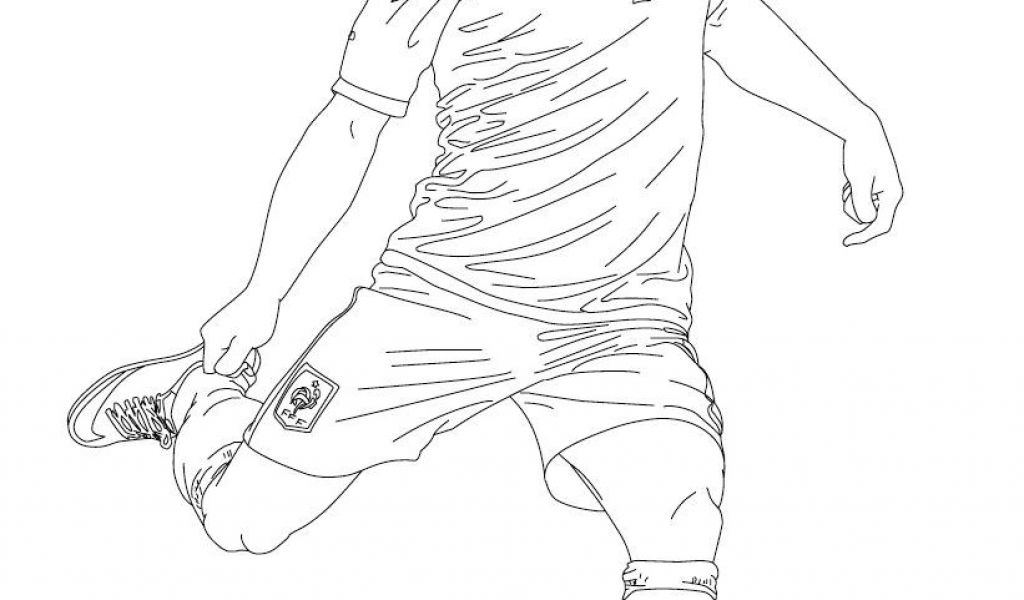 Coloriage Joueur De Foot Lionel Messi Coloriage Du Joueur De Foot Fran
