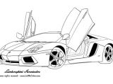 Coloriage Lamborghini Aventador Imprimer Lamborghini Aventador Coloring Page