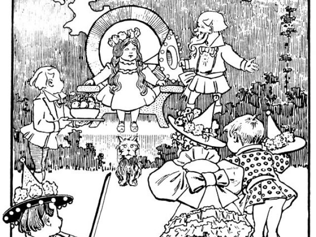 Coloriage Magicien D Oz