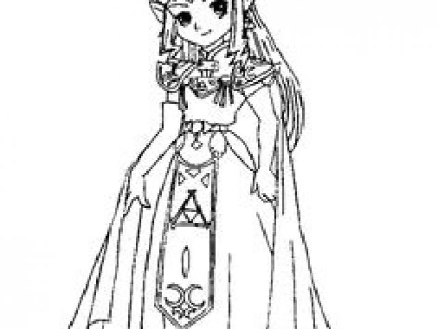 Coloriage Link Breath Of the Wild Zelda Coloring Pages Lineart Zelda