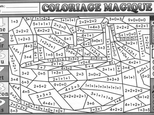 Coloriage Magique Ce2 Maths En Ligne Coloriage Magique Gratuit A Imprimer Magique Ce2 ...
