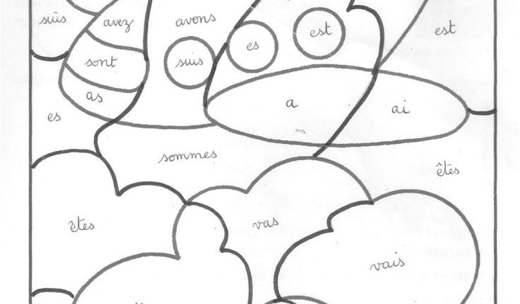 Coloriage Magique Conjugaison Cm1 Coloriage Magique Ce1 Colorier Dessin