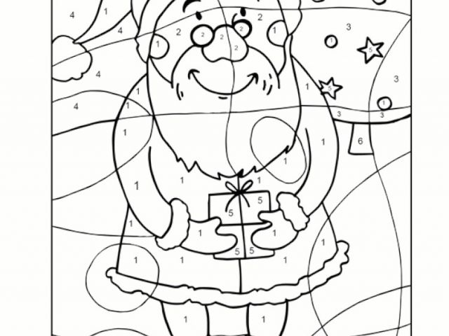 Coloriage Magique De Noel à Imprimer Dessin Dessin De Pere Noel A