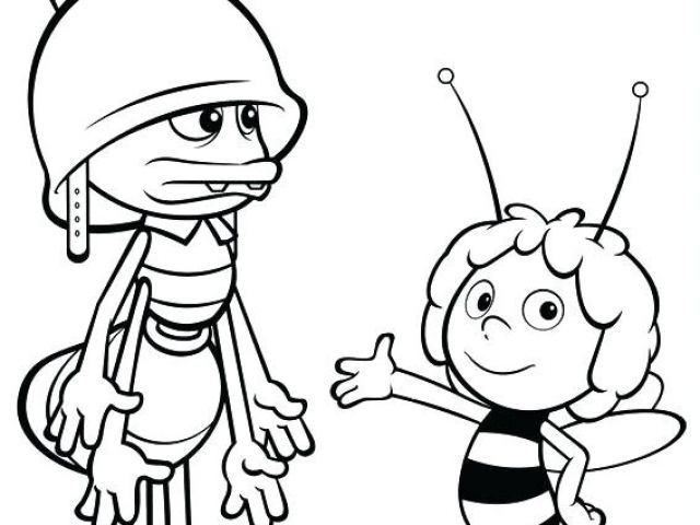 Coloriage Magique Maya L Abeille Maya Labeille 7 Dessins Animacs