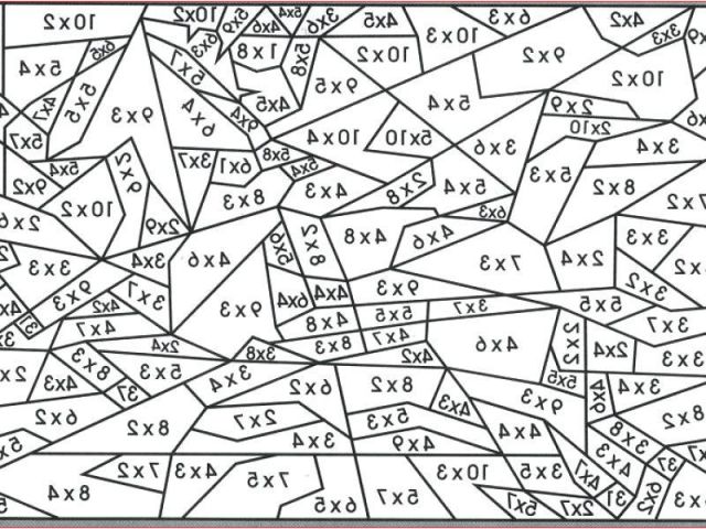 Coloriage Magique Table De Multiplication 6 7 8 9