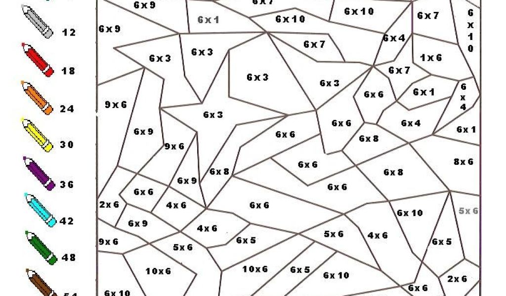 Coloriage Magique Table De Multiplication Ce1 Coloriage Magique