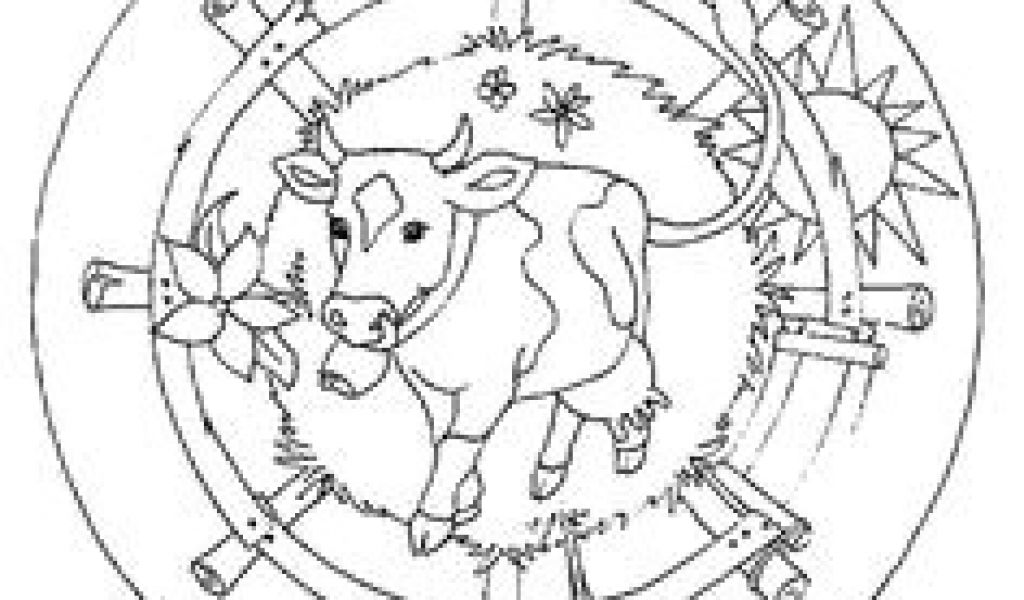 Coloriage Mandala Biche Coloriage Mandala Animaux Sur