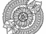 Coloriage Mandala Fleur Et Coeur Coloriage Mandala Fleur Facile