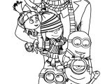 Coloriage Moi Moche Et Méchant Gru A Cute Coloring Page with the Characters Of the Movie Despicable Me