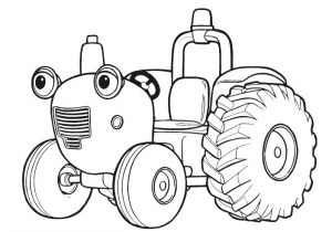 Coloriage Moissonneuse Tracteur tom Coloriage Moissonneuse Batteuse