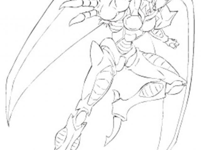 Coloriage Monstre Yu Gi Oh