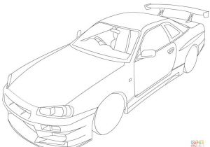 Coloriage Nissan Gtr 49 Lovely Coloring Pages Nissan Gtr | danieguto.net