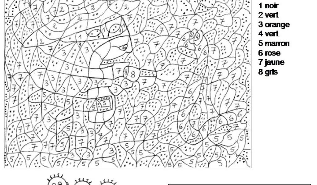 Coloriage Numéroté Adulte En Ligne Gratuit Coloriage Adulte Numero