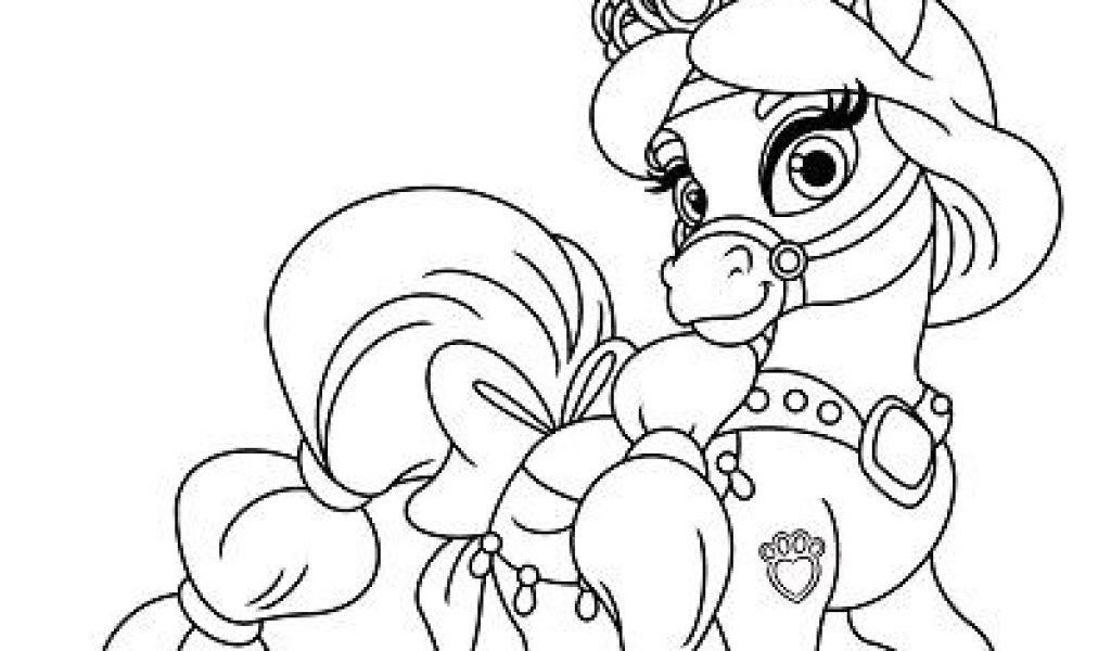 Coloriage Palace Pets Seashell Princess Palace Pets Coloring Page Of