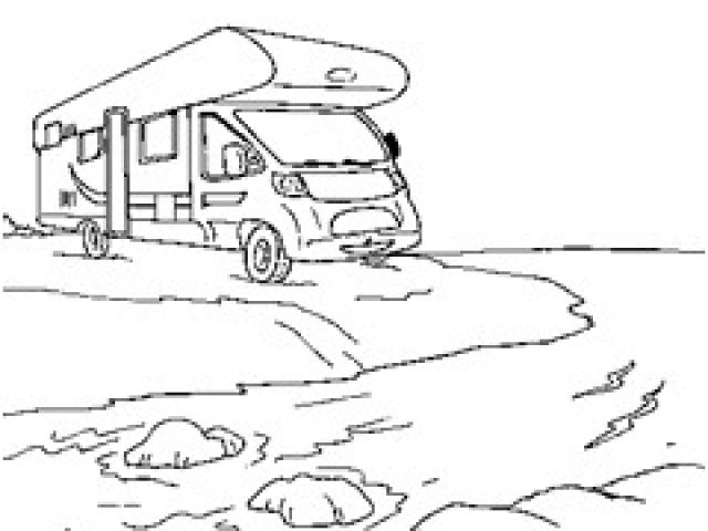 Coloriage Playmobil Camping Car Coloriage Tractopelle En Ligne Gratuit