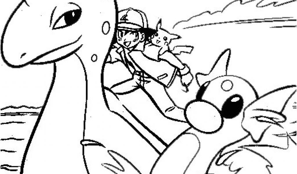 Coloriage Pokemon Type Eau Coloriage A Imprimer Pkemon Sacha Et Pikachu