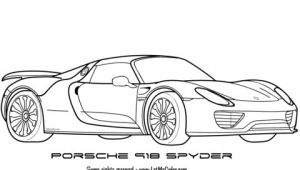 Coloriage Porsche 911 Coloriage Porsche 918 Spyder