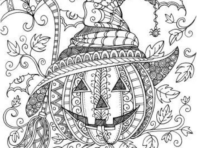 Coloriage Pour Ado Free Halloween Pumpkin Coloring Más ...