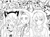 Coloriage Pour Adulte Manga Coloriage   Imprimer Manga Pour Fille