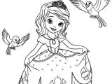 Coloriage Princesse sophia Printable Disney Princesses sofia the First Coloring Pages