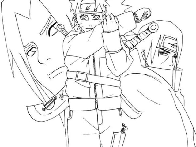 Coloriage Sasuke Et Itachi Naruto Coloring Pages | danieguto.net