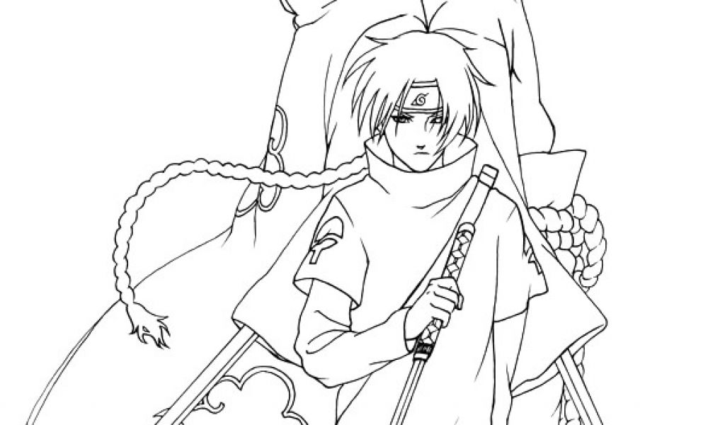 Coloriage Sasuke Et Itachi Naruto Malvorlagen Malvorlagen1001