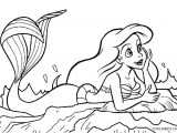 Coloriage Sirène Ariel A Imprimer Ariel the Little Mermaid Coloring Pages A K Bfo