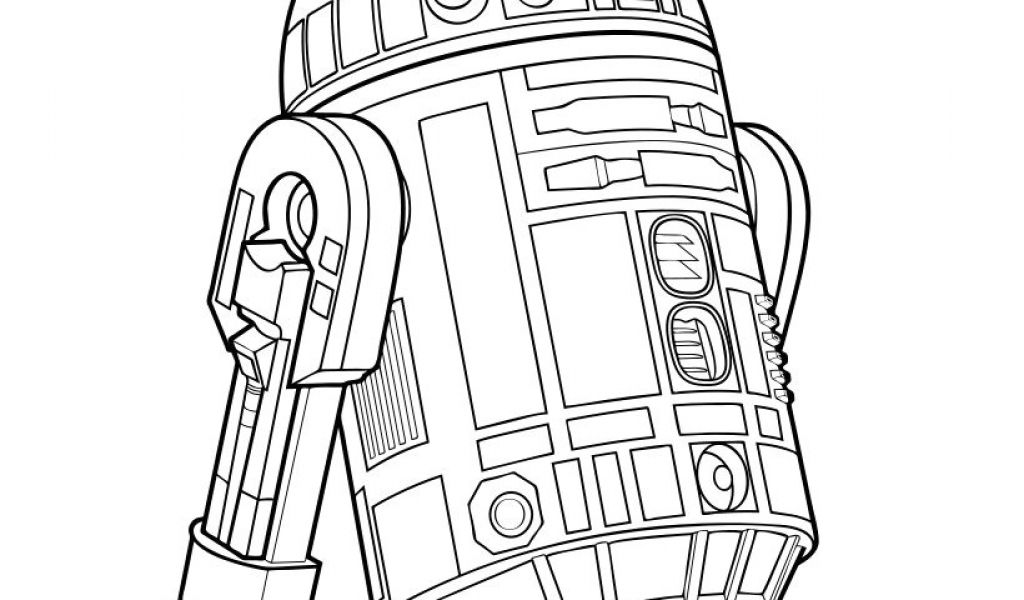 Coloriage Star Wars Droide Coloriages R2 D2 Le Droïde De Luke Skywalker