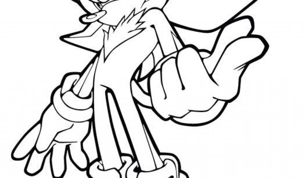 Coloriage Super sonic Et Super Shadow Coloriage Super sonic 82 Dessin
