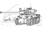 Coloriage Tank De Guerre Coloriage Char D assaut M51 Super Sherman