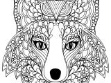 Coloriage Tete De Loup Coloring Page Beutiful Fox Head Free to Print