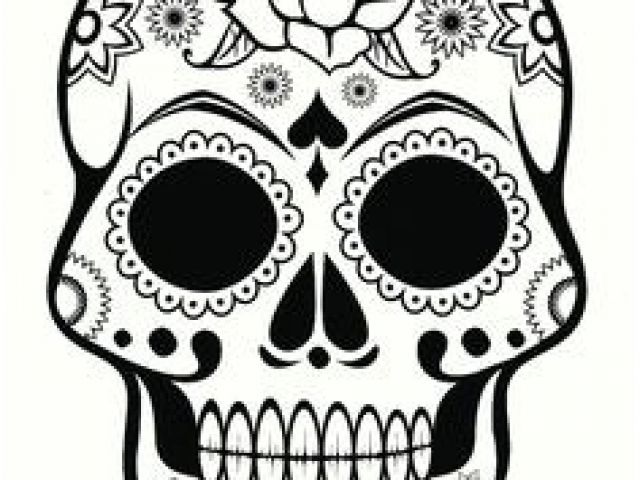 Coloriage Tete De Mort Mexicaine A Imprimer Gratuit Les 28 Meilleures