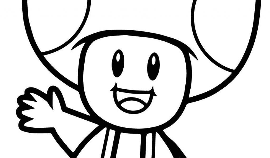 Coloriage toad Kart Super Mario Bros toad Coloring Page ...