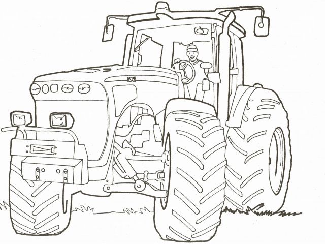 Coloriage Tracteur Claas à Imprimer Frais Dessin Colorier Gratuit