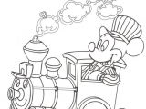 Coloriages Trains A Imprimer Mickey Mouse Coloring Page