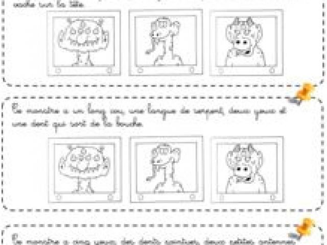 Coloriage Le Monstre Du Tableau