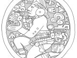 Les Grands Classiques Art Déco 100 Coloriages Anti Stress Mayan Ear Flare Plaque Mayans & Incas Adult Coloring Pages