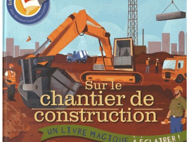 Livre Coloriage Magique Cultura Sur Le Chantier De Construction