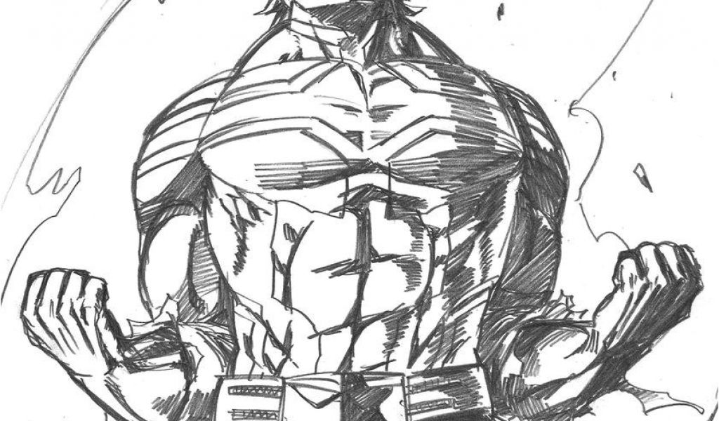 My Hero Academia Coloriage Horikoshi Sketches All Might S Finest Hour