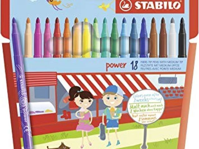 STABILO Trio A-Z - Feutre de coloriage - Étui carton x 30 feutres