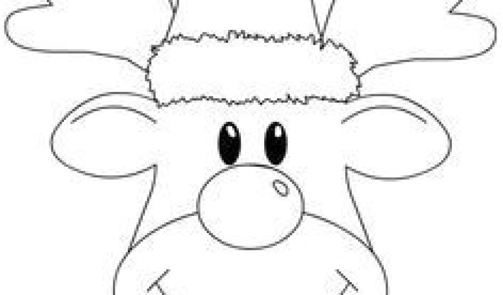 Gabarit Tete De Renne A Imprimer