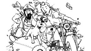 Tintin Coloriage à Imprimer Tintin to Print for Free Tintin Kids Coloring Pages
